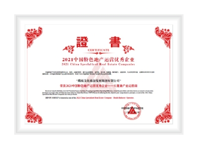 2021中国特色地产运营优秀企业